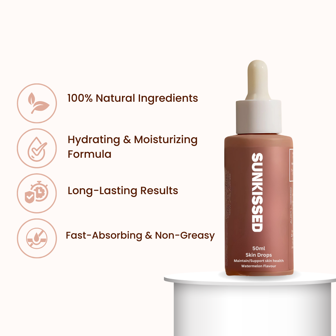 SunKissed Drinkable Tanning Drops - The Tan You Drink
