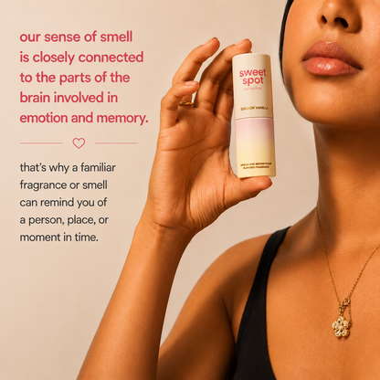 Golden Vanilla Flavored Solid Fragrance Stick- Vanilla & Brown Sugar