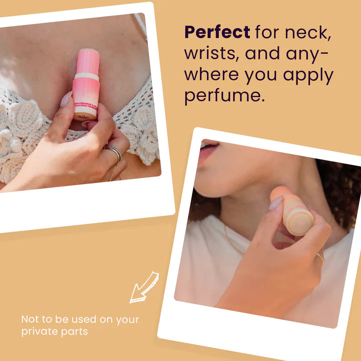 Golden Vanilla Flavored Solid Fragrance Stick- Vanilla & Brown Sugar