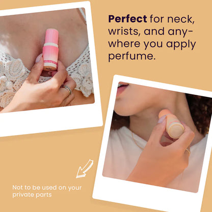 Golden Vanilla Flavored Solid Fragrance Stick- Vanilla & Brown Sugar