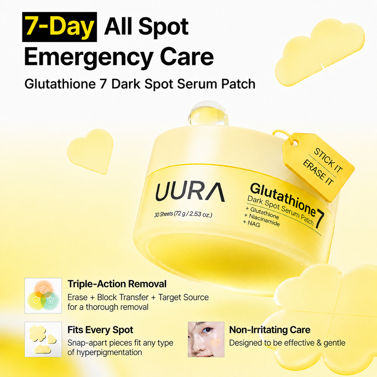 Glutathione 7 Dark Spot Serum Patch