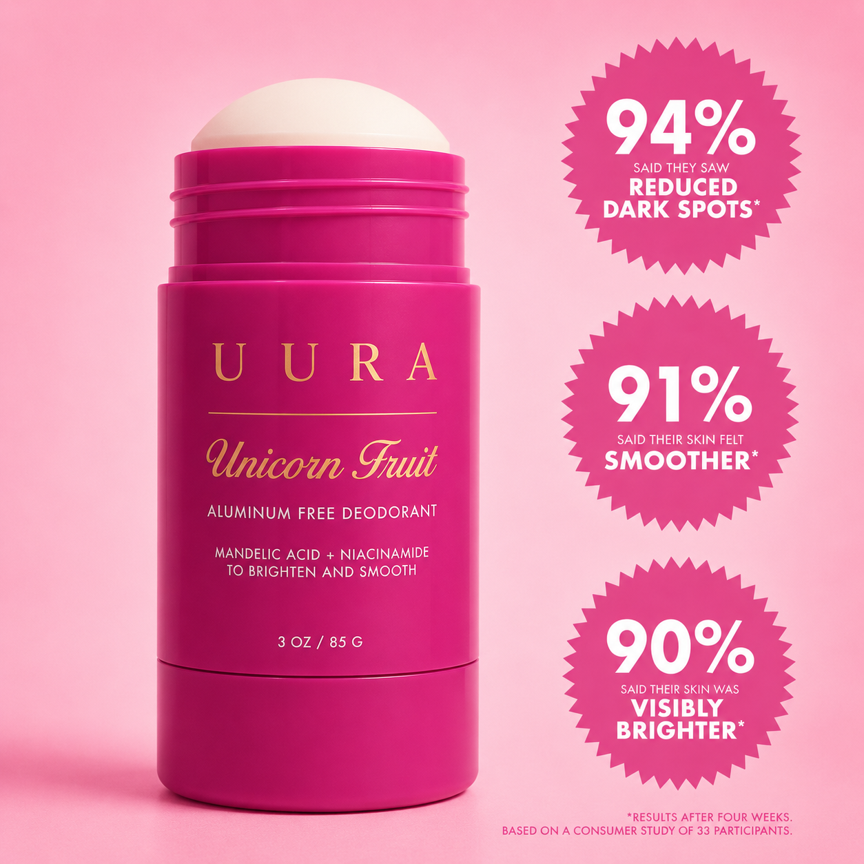 Unicorn Fruit Skin Brightening and Smoothing Deodorant