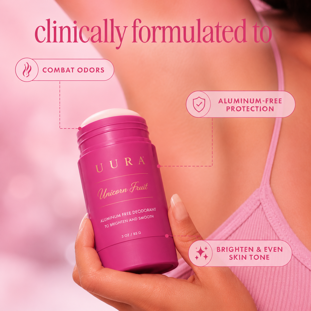 Unicorn Fruit Skin Brightening and Smoothing Deodorant